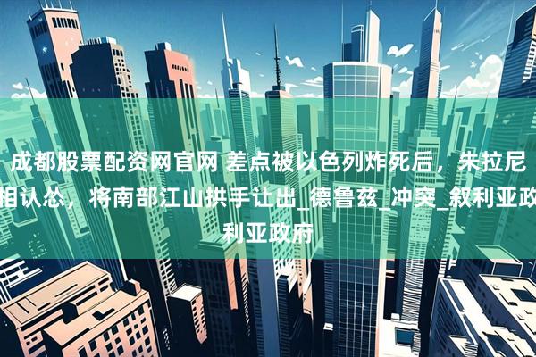 成都股票配资网官网 差点被以色列炸死后，朱拉尼变相认怂，将南部江山拱手让出_德鲁兹_冲突_叙利亚政府