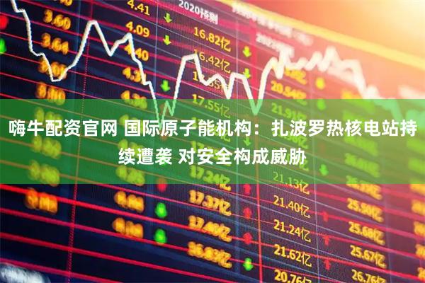 嗨牛配资官网 国际原子能机构：扎波罗热核电站持续遭袭 对安全构成威胁